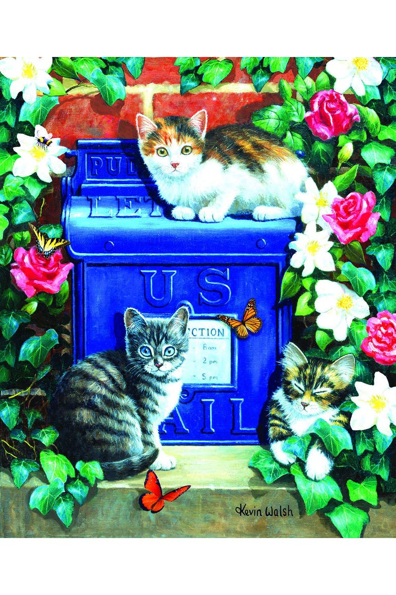 Mail Box Kittens 1000 piece Jigsaw Puzzle for Adults, Alternate, color, Multicolor