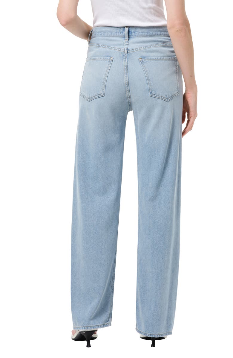 AGOLDE Ren High Waist Wide Leg Jeans, Alternate, color, Memory Light Indigo