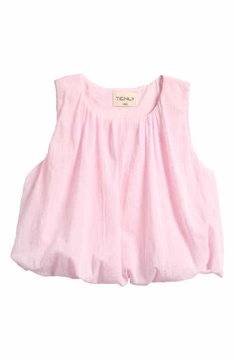 Kids' Grecian Cotton Gauze Bubble Top