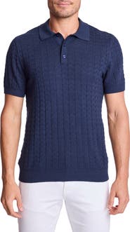 PAISLEY & GRAY Zigzag Knit Polo