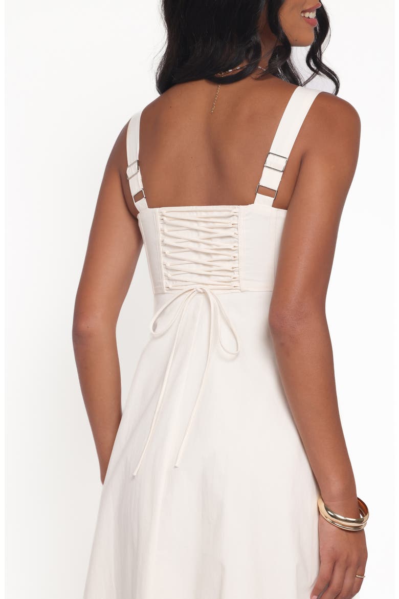Cosima Midi Dress, Alternate, color, CREAM