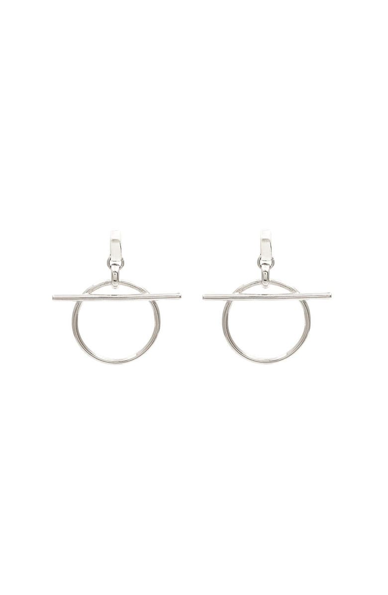 CXC Origins Slim Earrings, Main, color, Silver