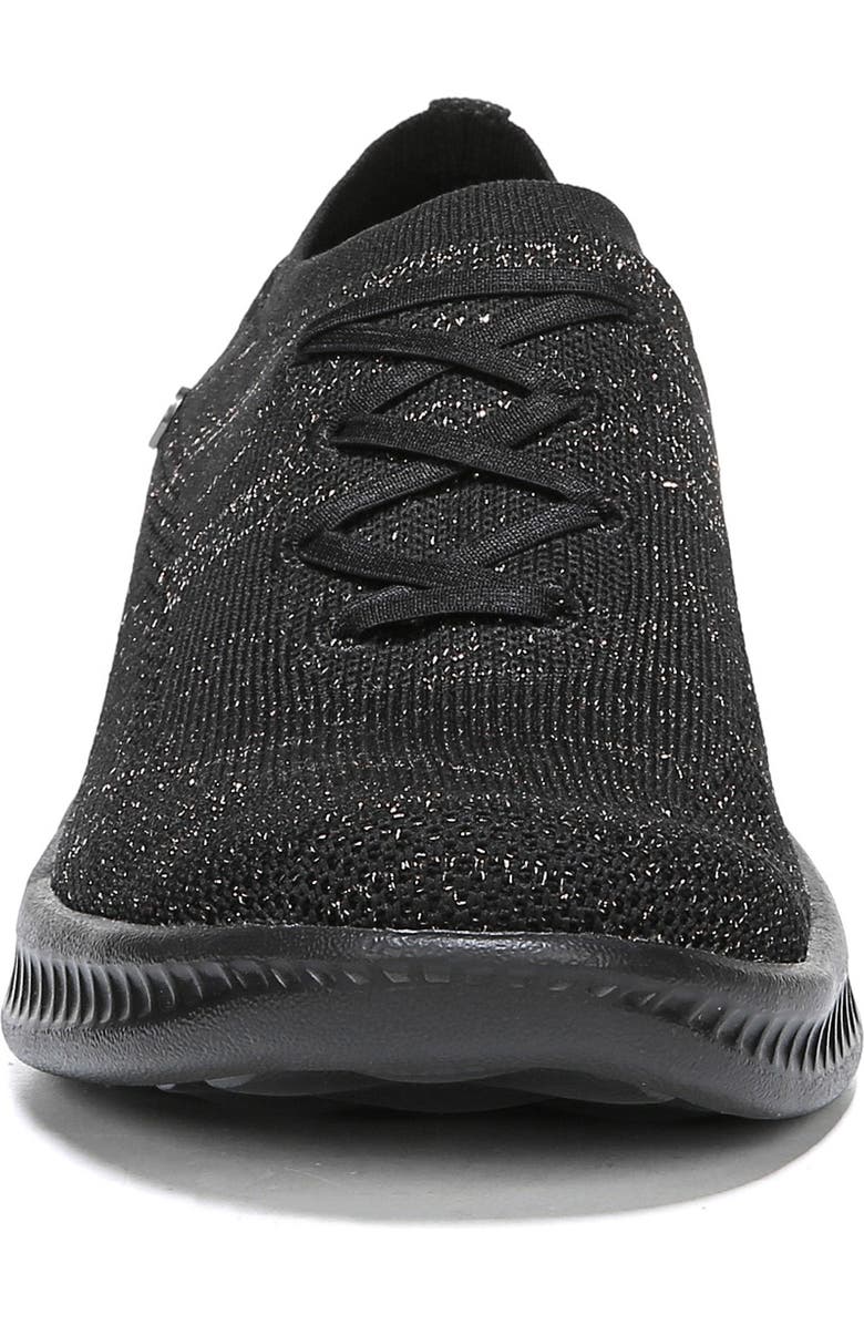 BZees Nuance Slip-On Sneaker 9Women), Alternate, color, Black/ Bronze Fabric