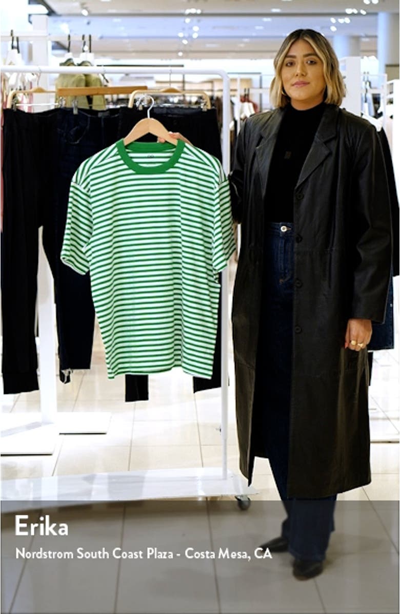 Stripe Cotton Jersey Tee, sales video thumbnail