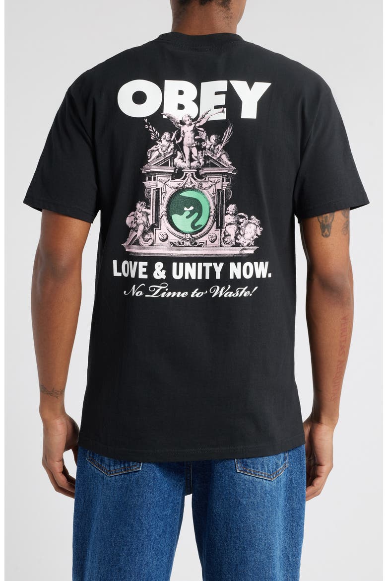 Love & Unity Now Graphic T-Shirt, Alternate, color, BLACK