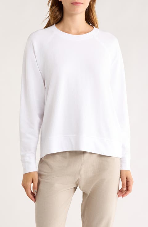 Cotton French Terry Relaxed Sweater