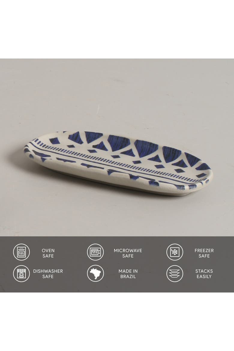 Shallow Organic Oval Platter Mini Set of 4, Alternate, color, Maya