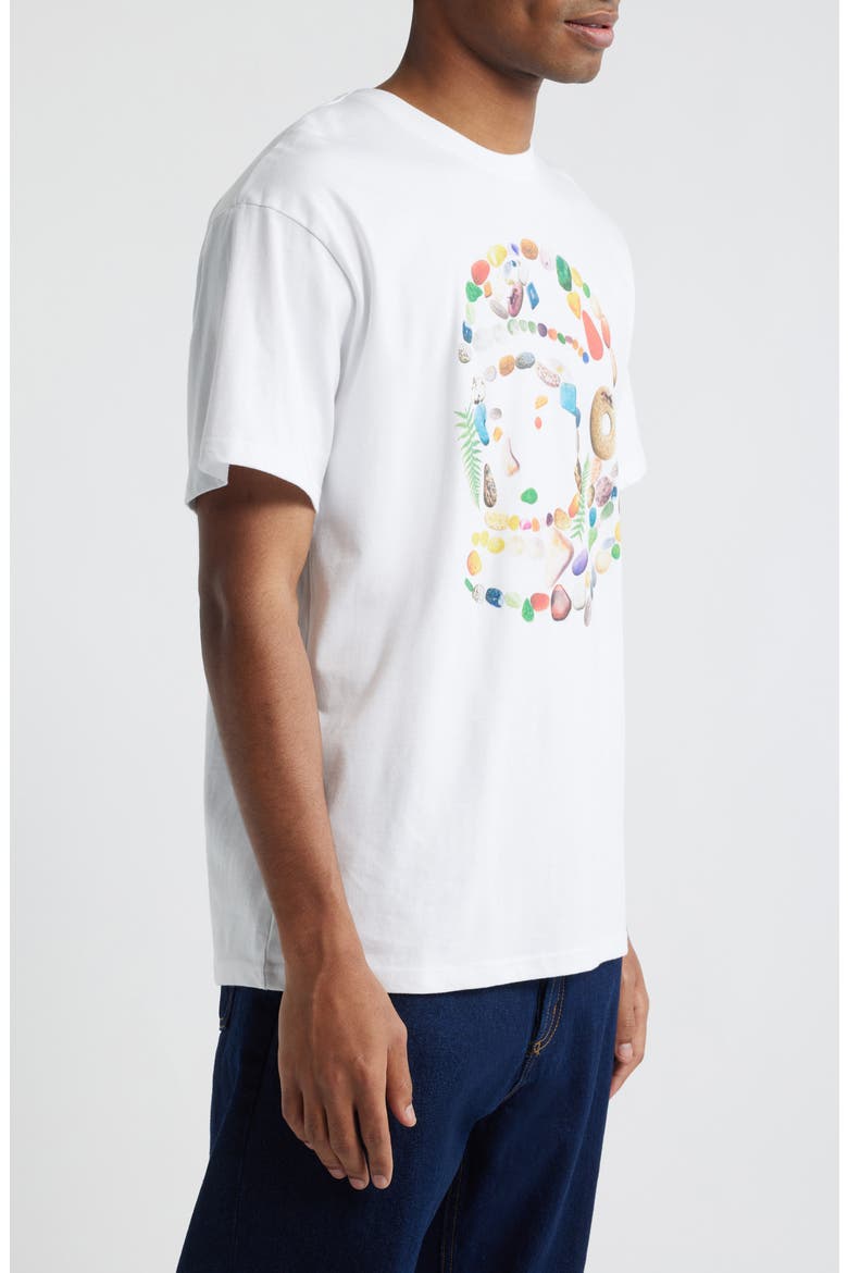 Stones Spaceman Logo Graphic T-Shirt, Alternate, color, WHITE