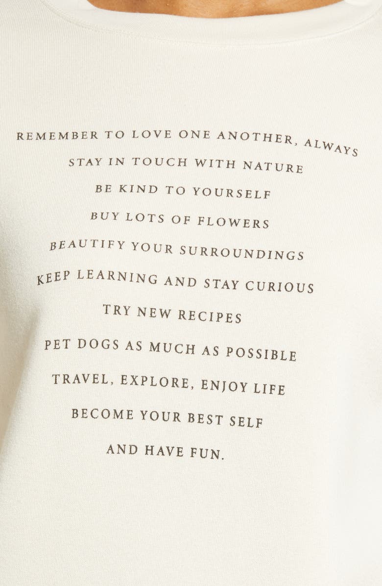 Treasure & Bond Love One Another Sweatshirt, Alternate, color, 