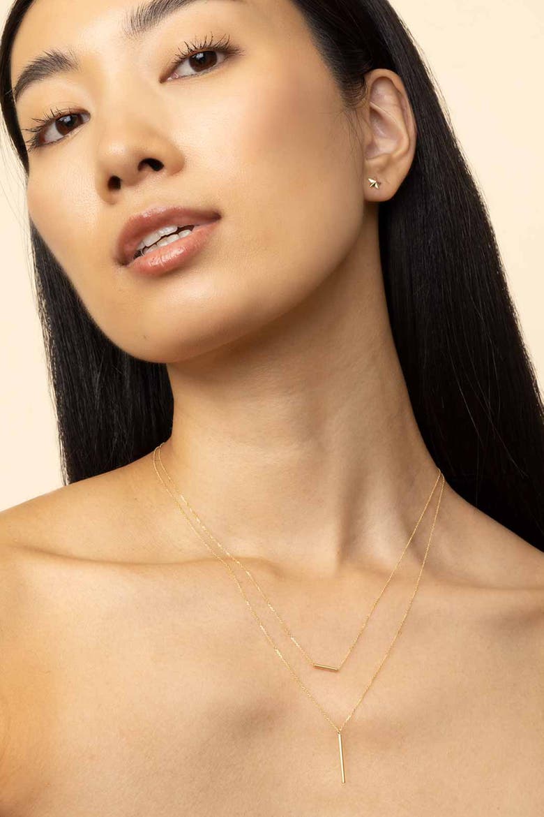 14K Yellow Gold Vicenza Layered Necklace, Alternate, color, Yellow Gold