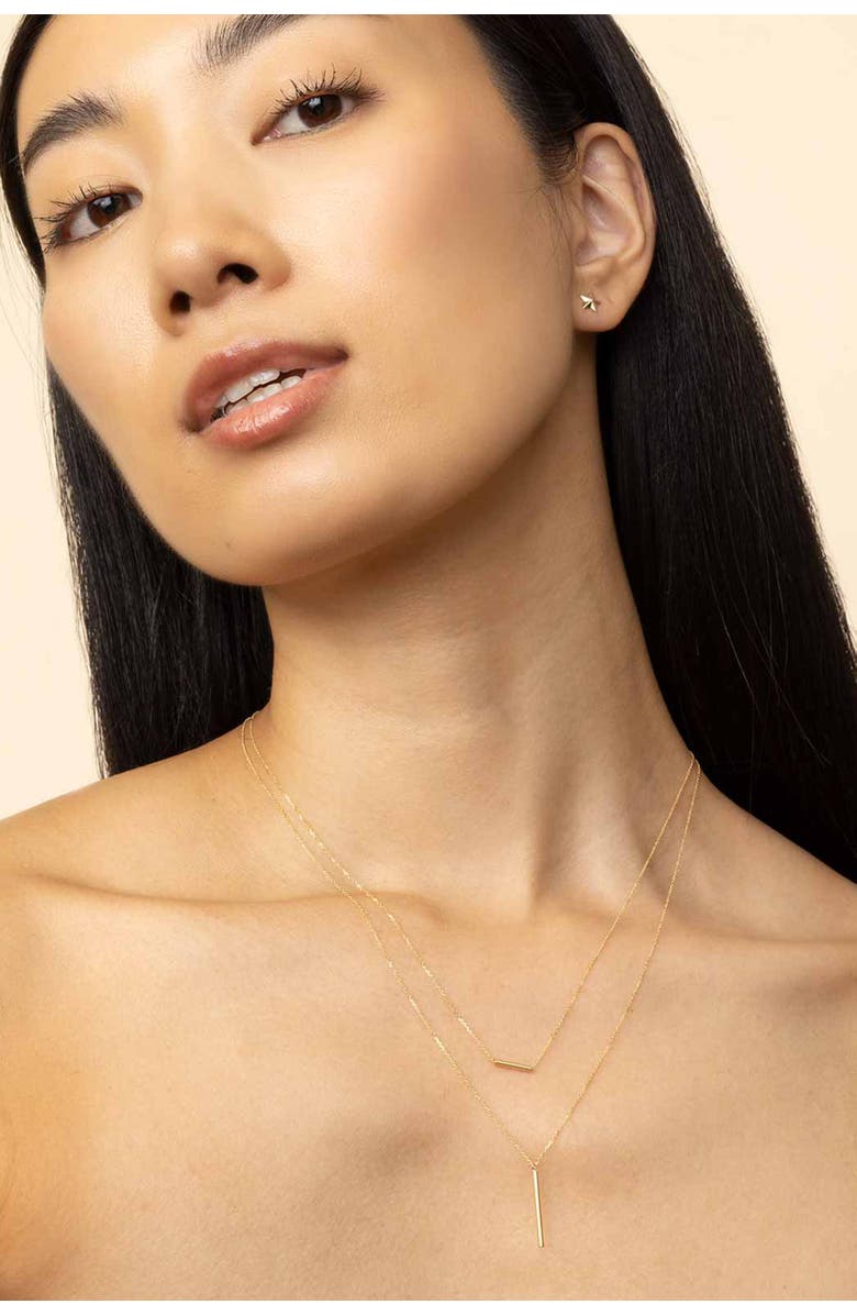 Oradina 14K Yellow Gold Vicenza Layered Necklace, Alternate, color, Yellow Gold