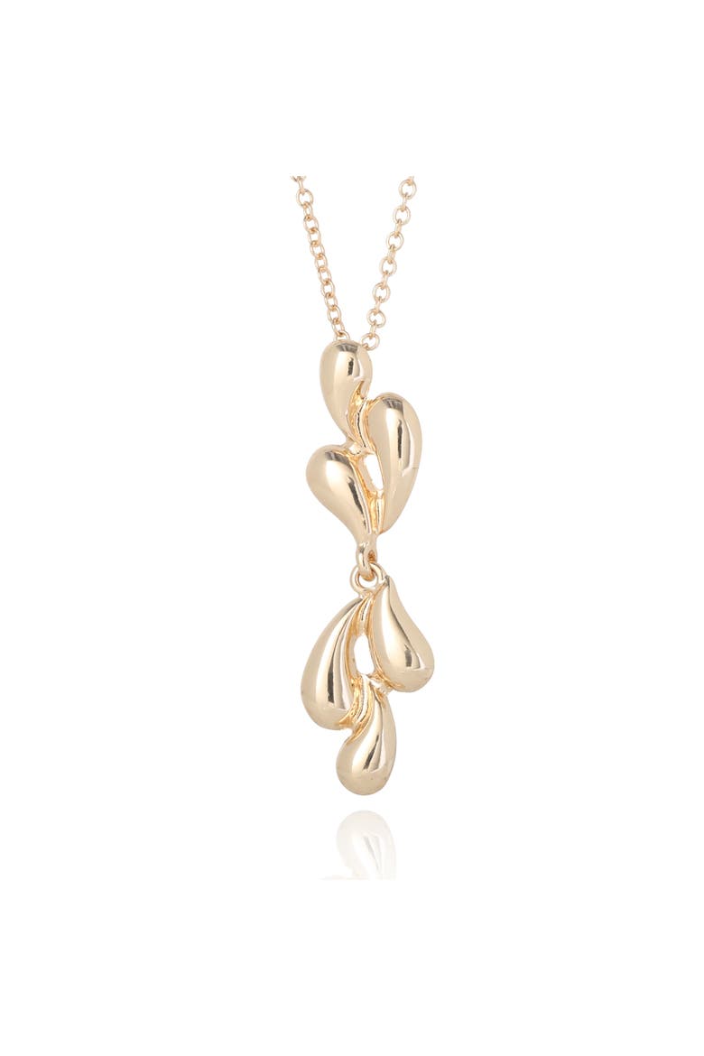 Sculptural Heart Pendant Necklace, Main, color, Gold