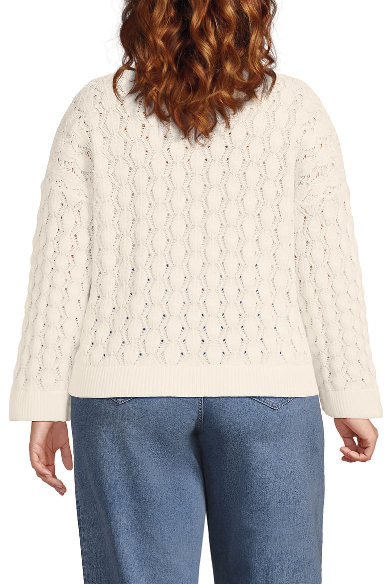 Drifter Tie Notch Neck Sweater, Alternate, color, Fresh Ivory