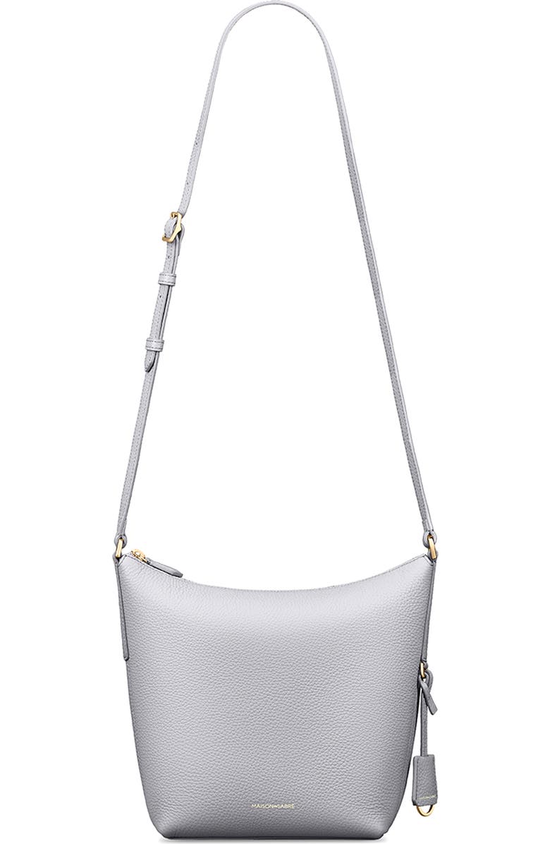 MAISON de SABRÉ The Zipped Bucket Bag, Alternate, color, Dove Grey
