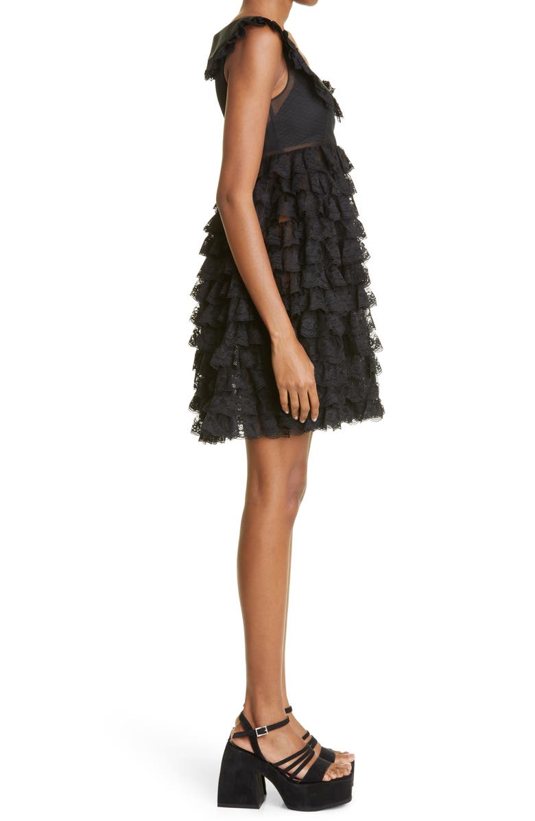 Shushu/Tong Tiered Lace Minidress, Alternate, color, 