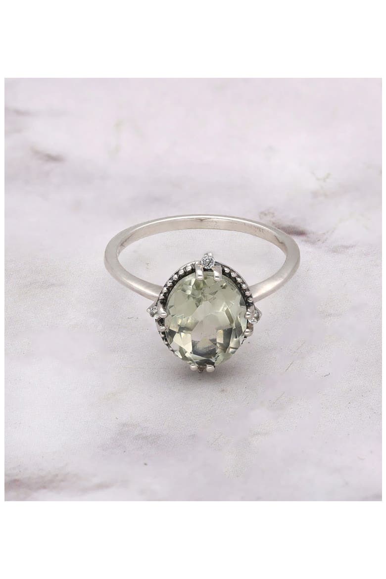 Green Amethyst Ring, Alternate, color, GREEN