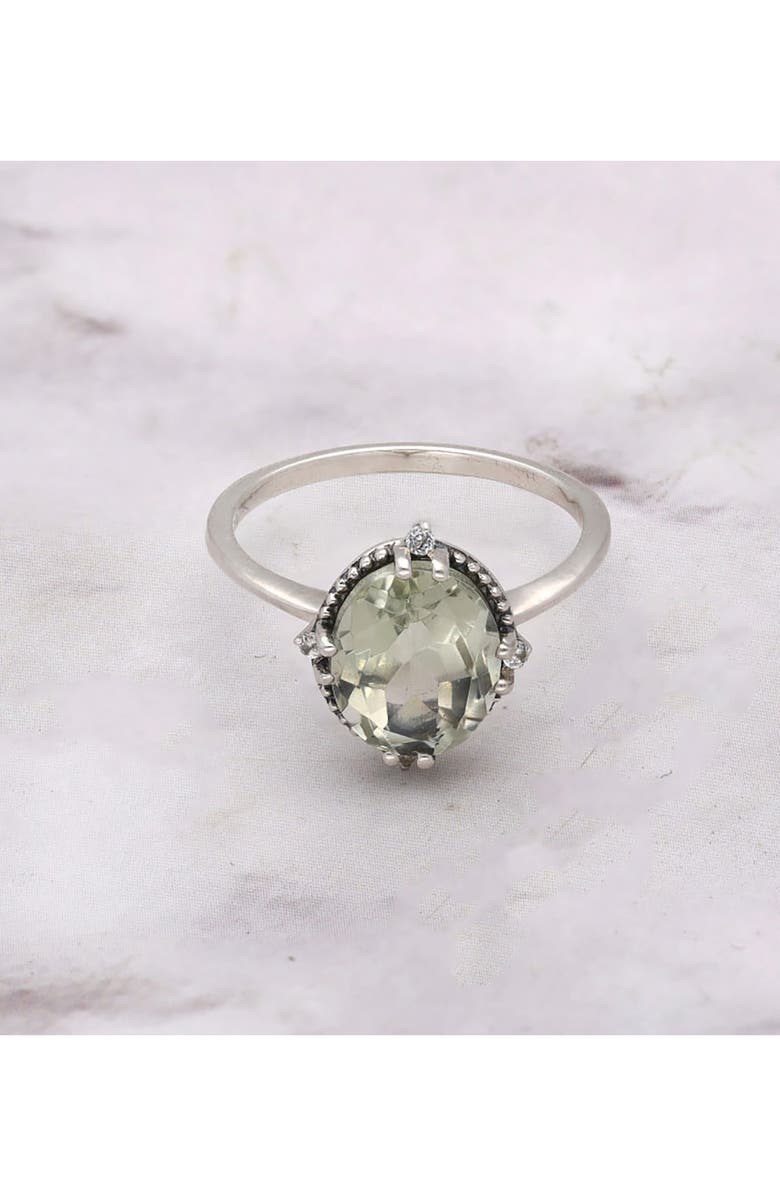 YS GEMS Green Amethyst Ring, Alternate, color, Green
