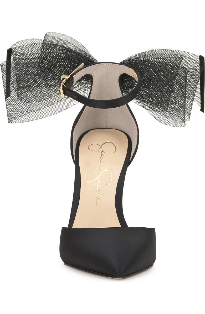 Jessica Simpson Phindies Ankle Strap Pointed Toe Pump, Alternate, color, Black