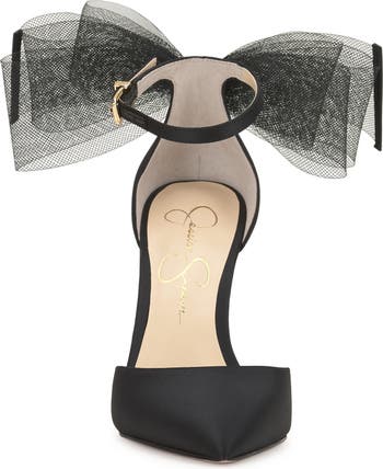 Phindies Ankle Strap Pointed Toe Pump