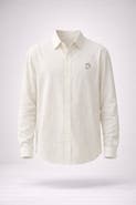 Sable Careya Linen-blend Embroidered Button-down Shirt