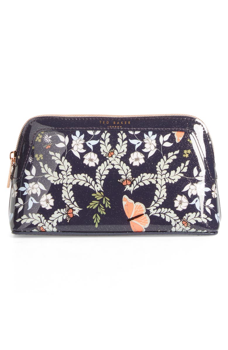 Ted Baker London Lennita- Kyoto Gardens Cosmetics Bag, Alternate, color,