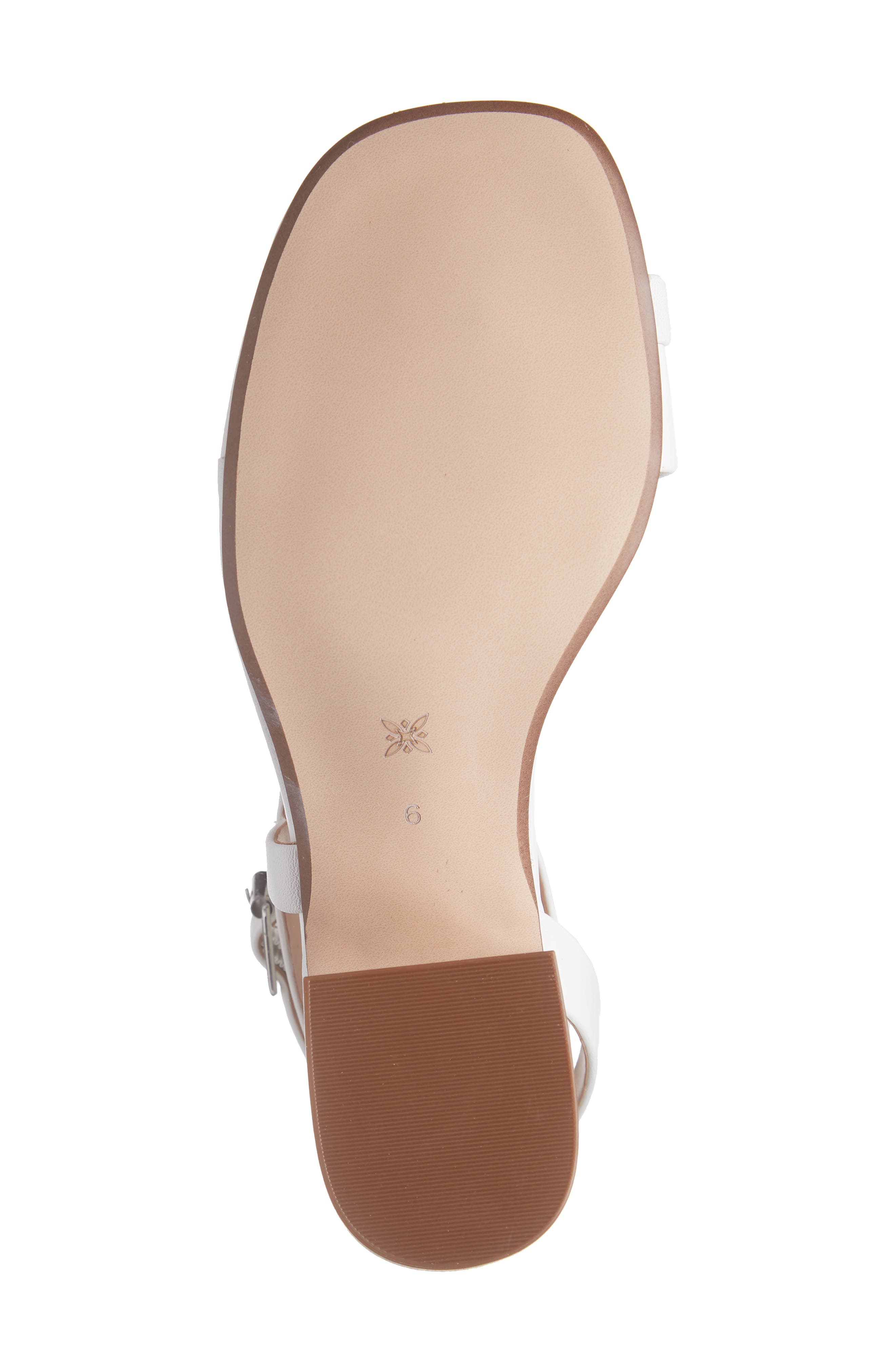 Danni Block Heel Sandal, Alternate, color, BRIGHT WHITE LEATHER