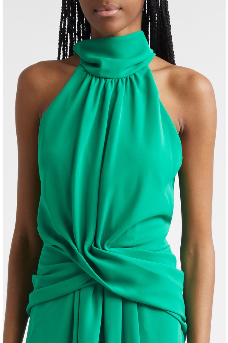 Excepcionalidad Crepe Maxi Dress, Alternate, color, EMERALD