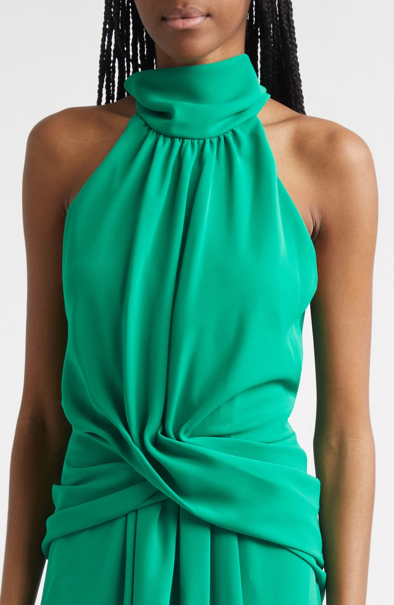 Johanna Ortiz Excepcionalidad Crepe Maxi Dress, Alternate, color, Emerald