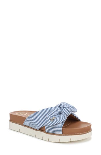 Sam & Libby Astrid Slide Sandal In Blue