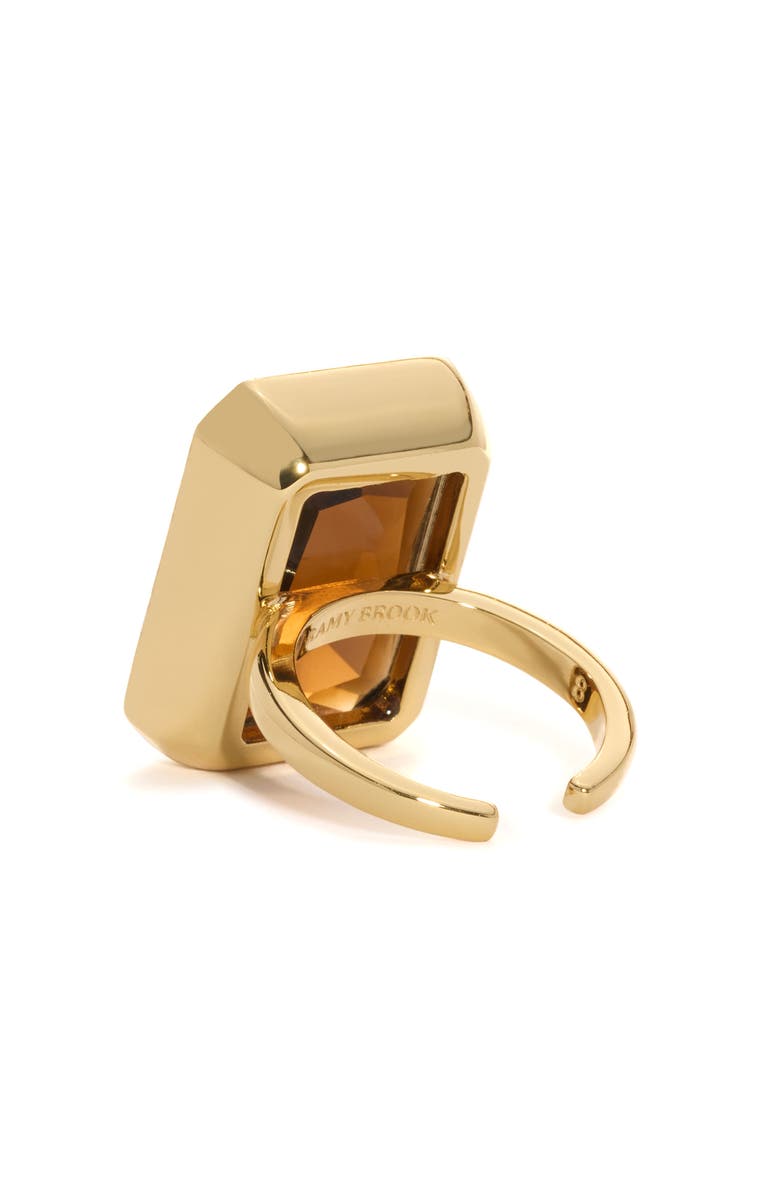 Ramy Brook Norika Glass Statement Ring, Alternate, color, Colorado Topaz
