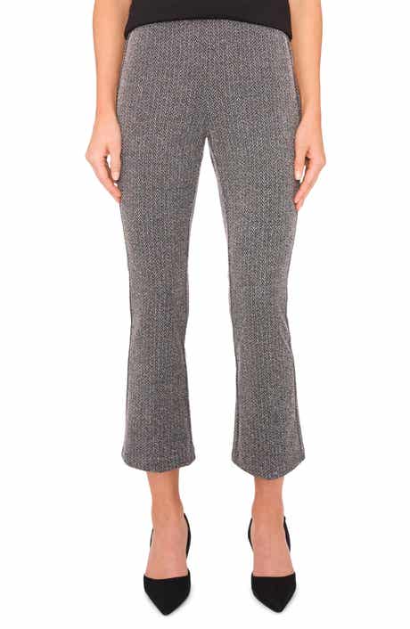 Halogen® Herringbone Kick Flare Pants