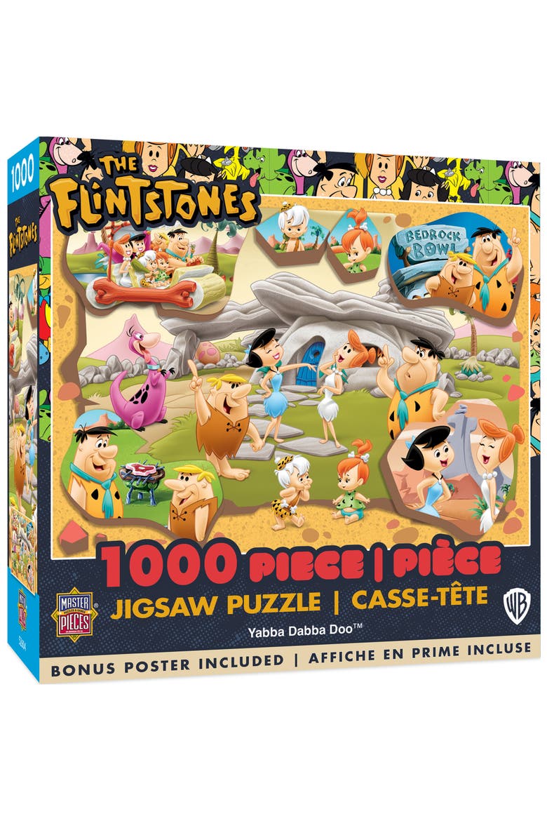 Flintstones Yabba Dabba 1000pc Puzzle, Main, color, Multicolor