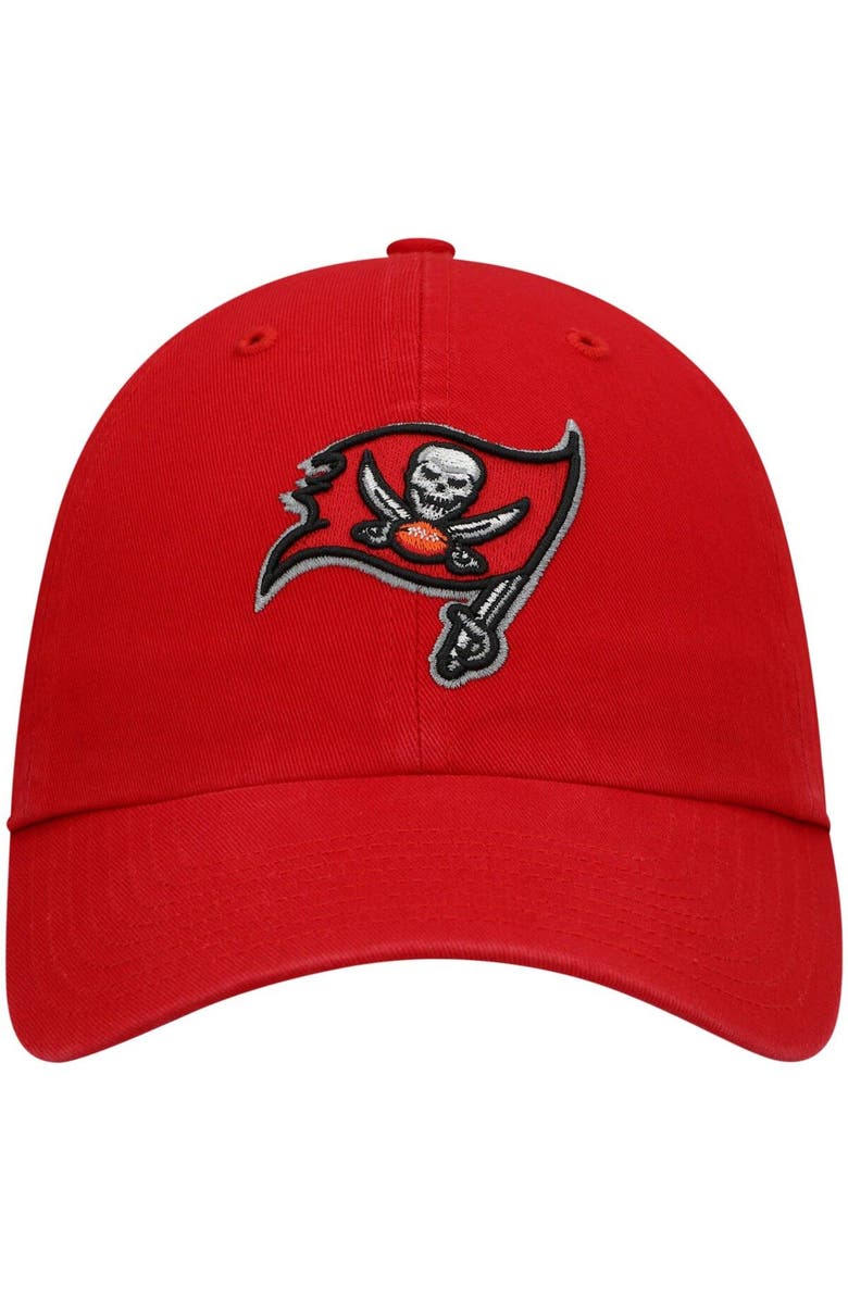 '47 Men's '47 Red Tampa Bay Buccaneers Primary Logo Clean Up Adjustable Hat, Alternate, color, Red