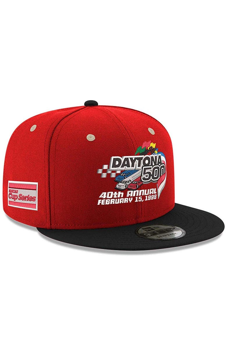 New Era Men's New Era Scarlet 1998 Vintage Daytona 500 Snapback Hat, Main, color,