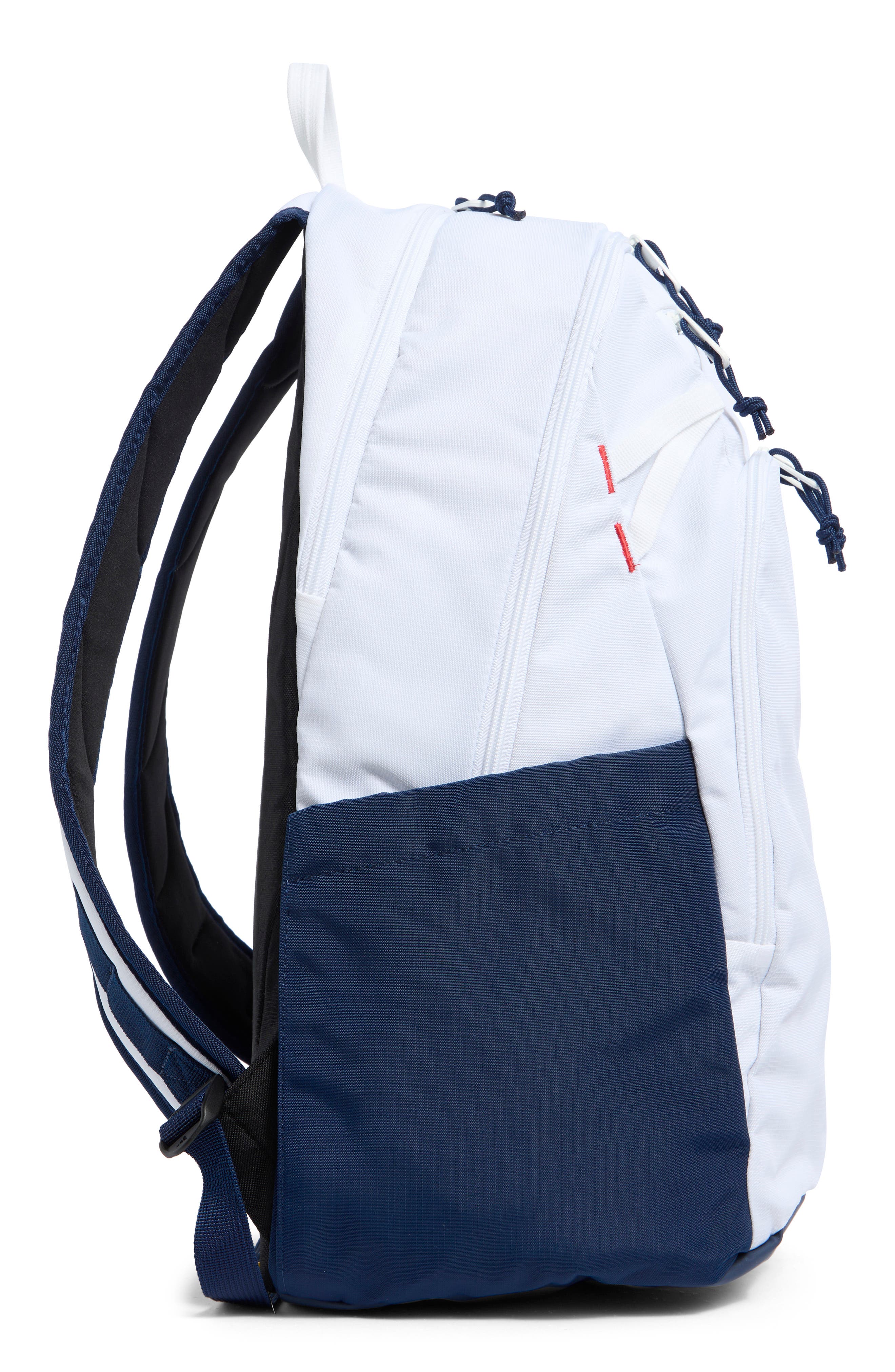 Defender 5 Backpack, Alternate, color, WHITE/ INDIGO/ PURE RUBY RED