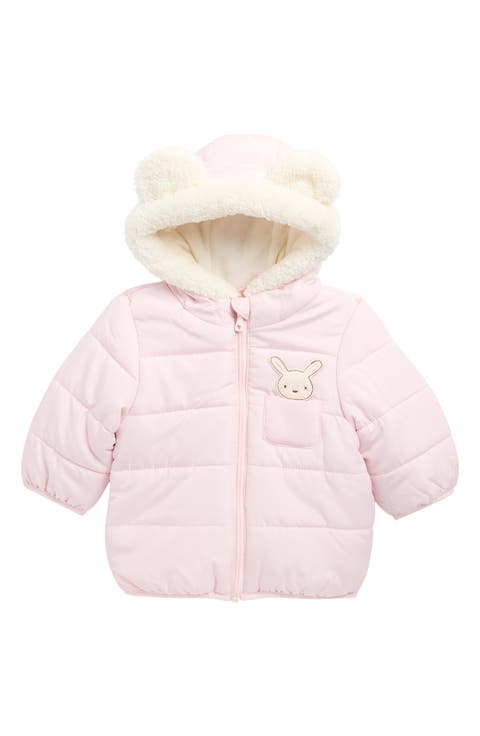 3D Appliqué Hooded Puffer Jacket (Baby)