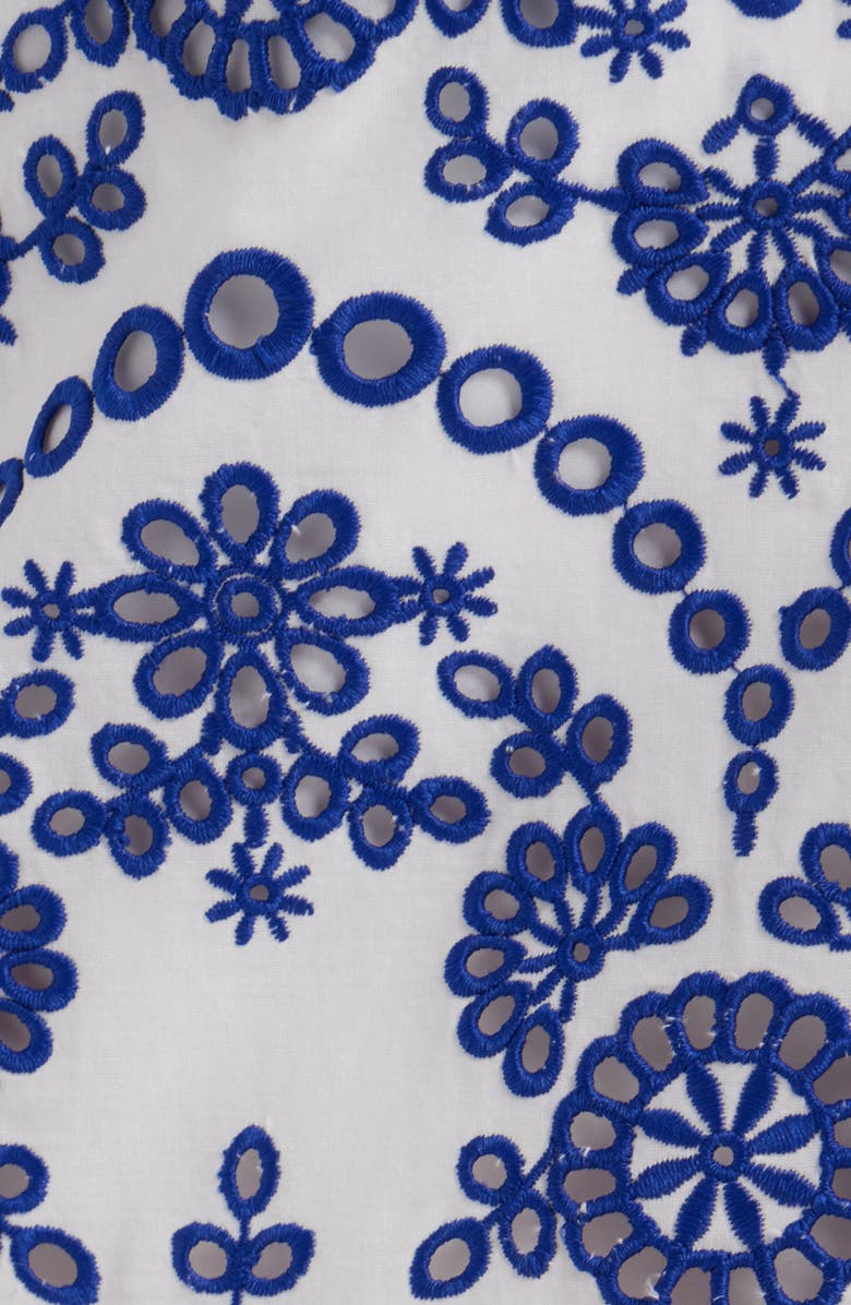 Anne Klein Cotton Eyelet Skirt, Alternate, color, 