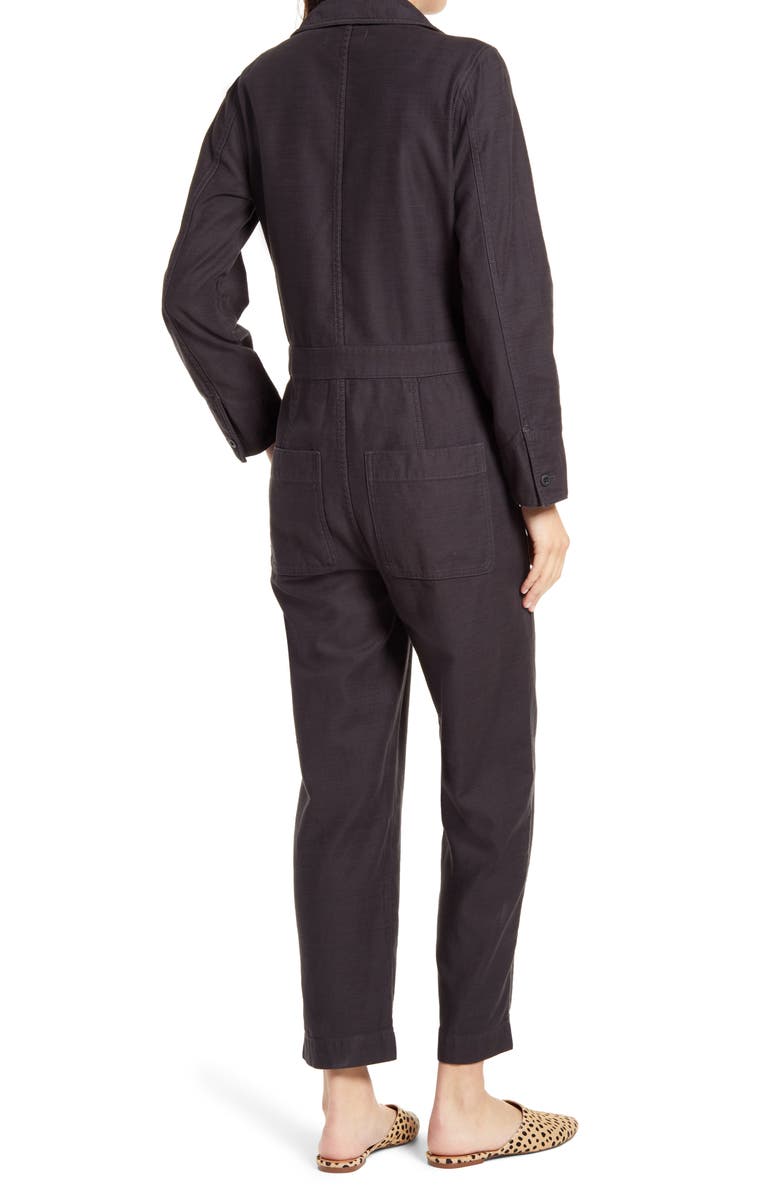 Madewell Women's Zip Pocket Coverall Jumpsuit, Alternate, color,