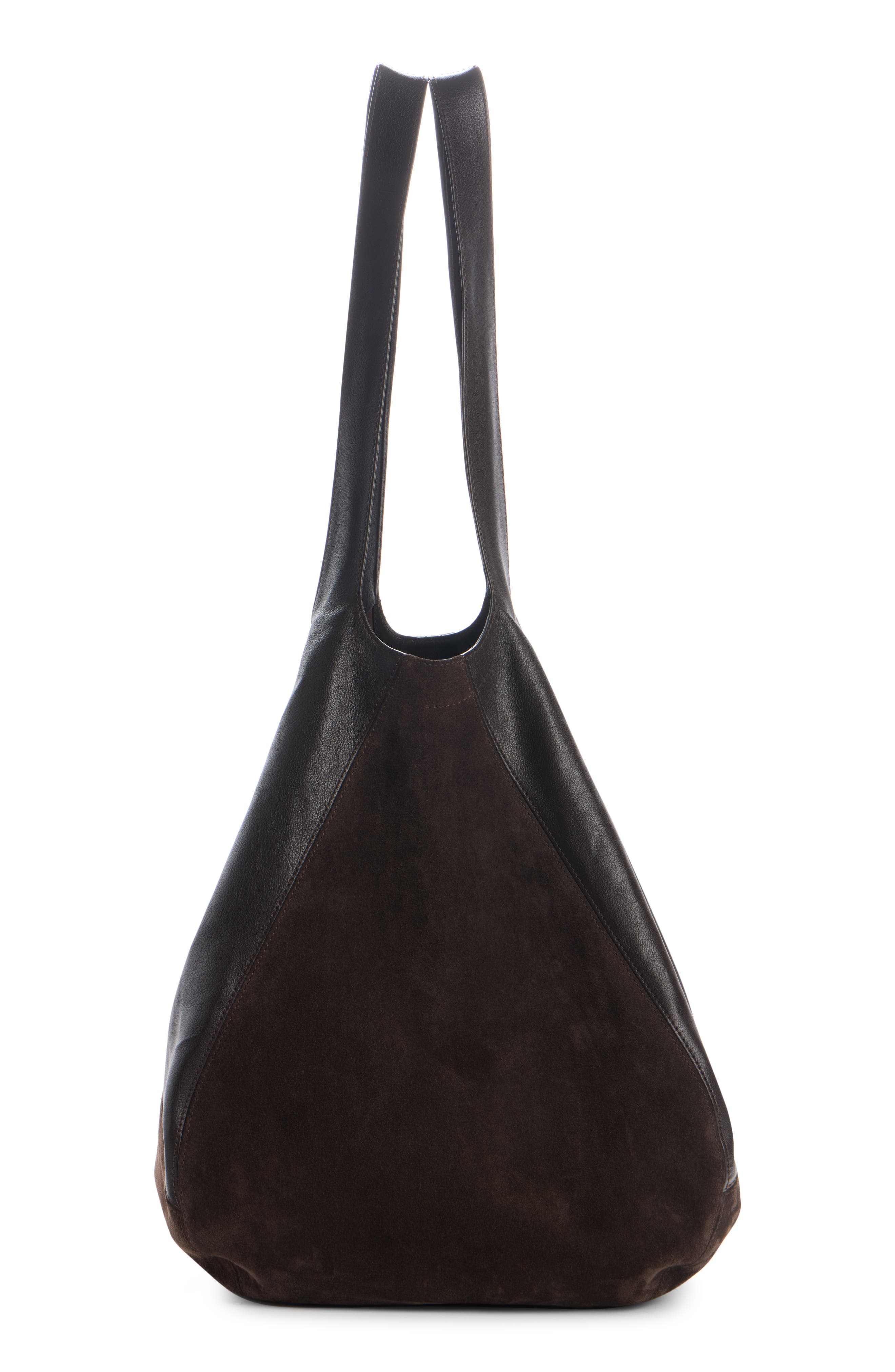 Chloé Balloon Patchwork Hobo Bag, Alternate, color, Kohl Brown