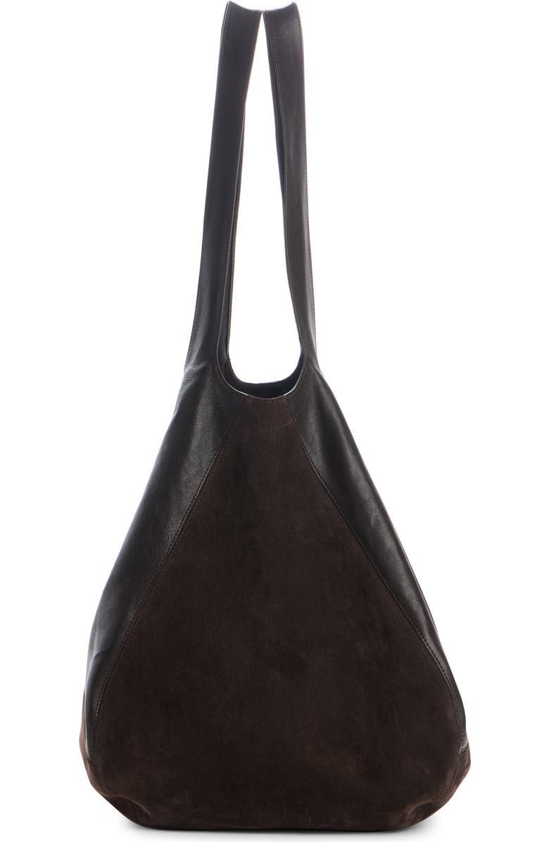 Chloé Balloon Patchwork Hobo Bag, Alternate, color, Kohl Brown