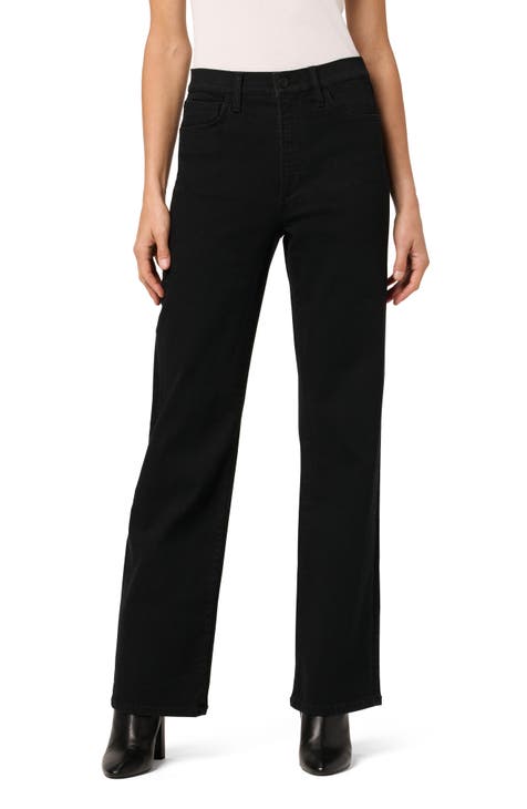 Wide Leg Jeans (Black Rinse)