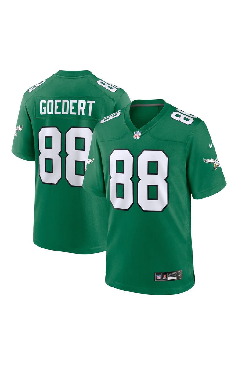 Nike Men's Nike Dallas Goedert Kelly Green Philadelphia Eagles Alternate Game Player Jersey, Main, color, 