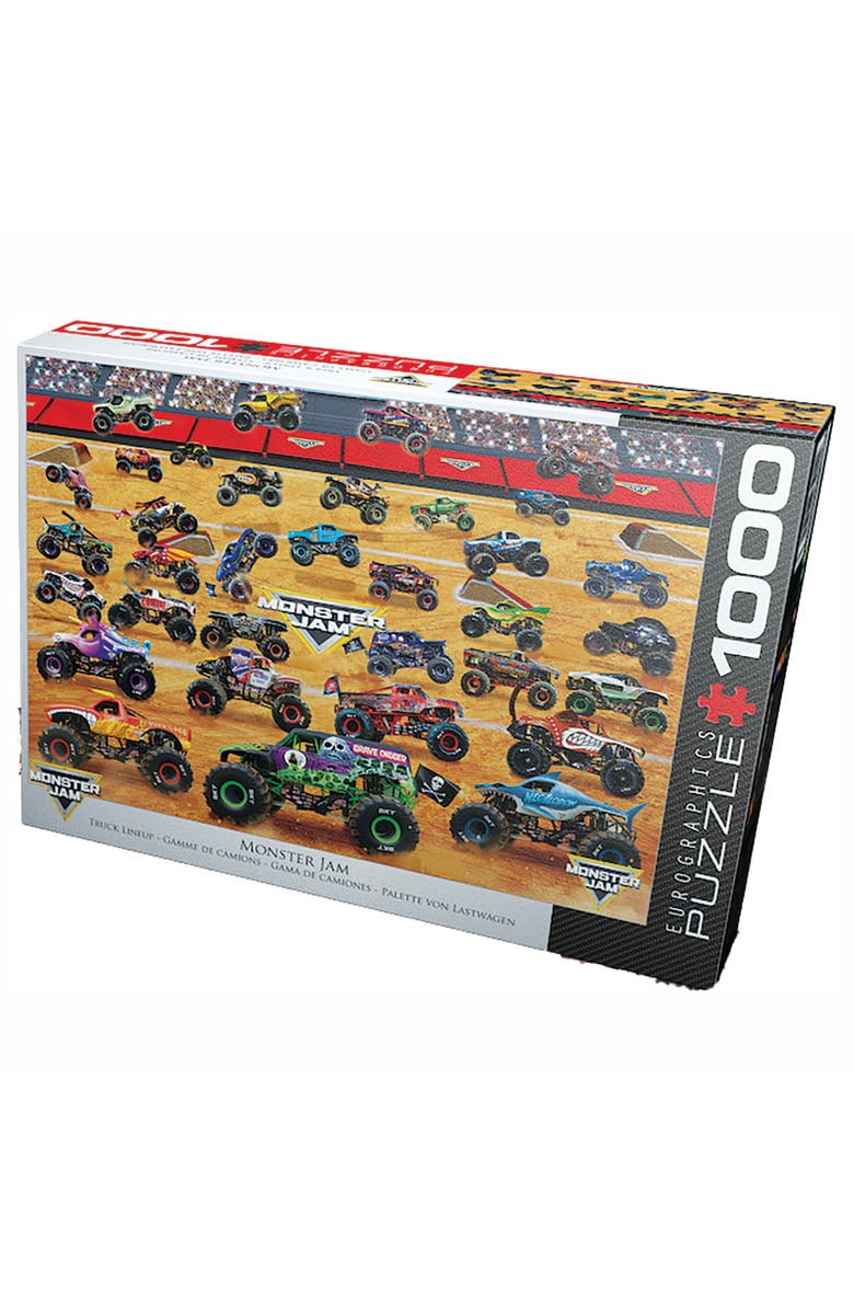 Eurographics Monster Jam Truck Lineup 1000Piece Puzzle, Adult, Alternate, color, Multicolored