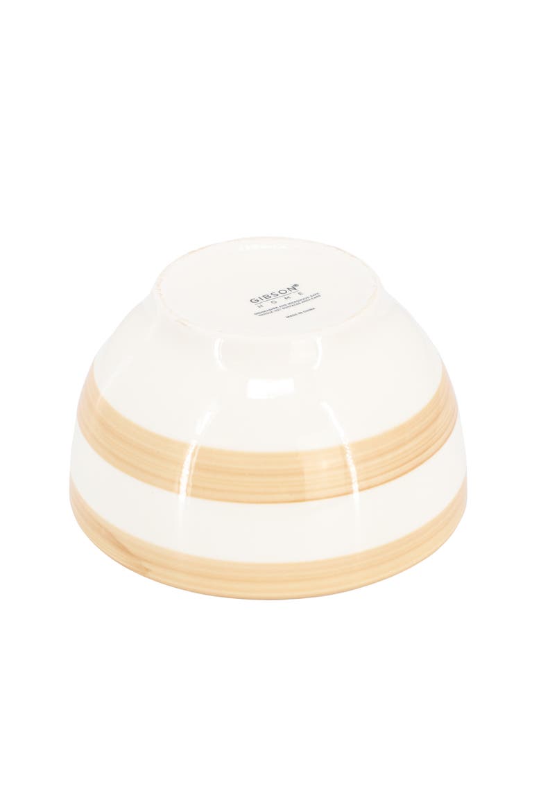 Kenwood Shores 12 Piece Stoneware Dinnerware Set, Alternate, color, Beige