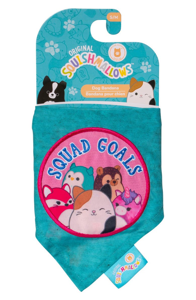 SQUISHMALLOWS Pet Bandana, Alternate, color, Blue Multi