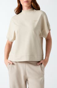 GUESS Brianna Mock Neck T-Shirt