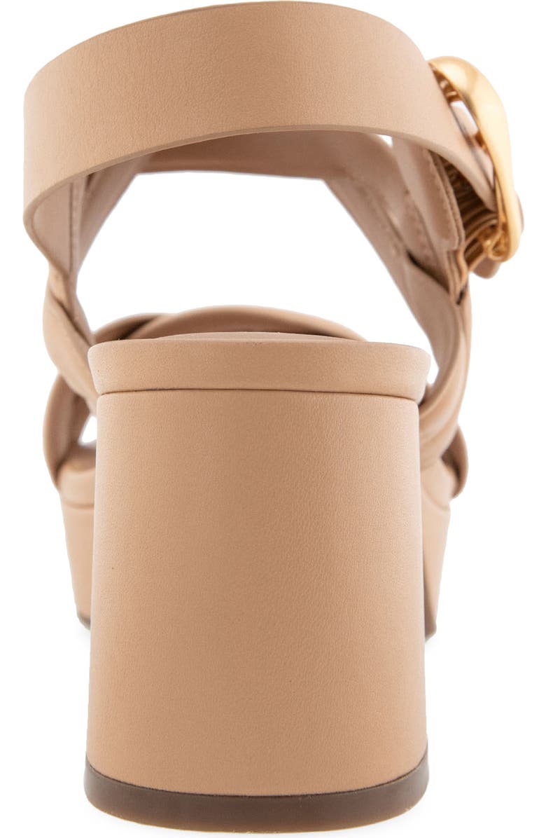 Aerosoles Camea Platform Sandal, Alternate, color, Beige Bisque Leather