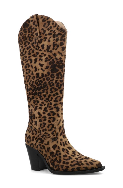 Mia Messini Western Boot In Animal Print