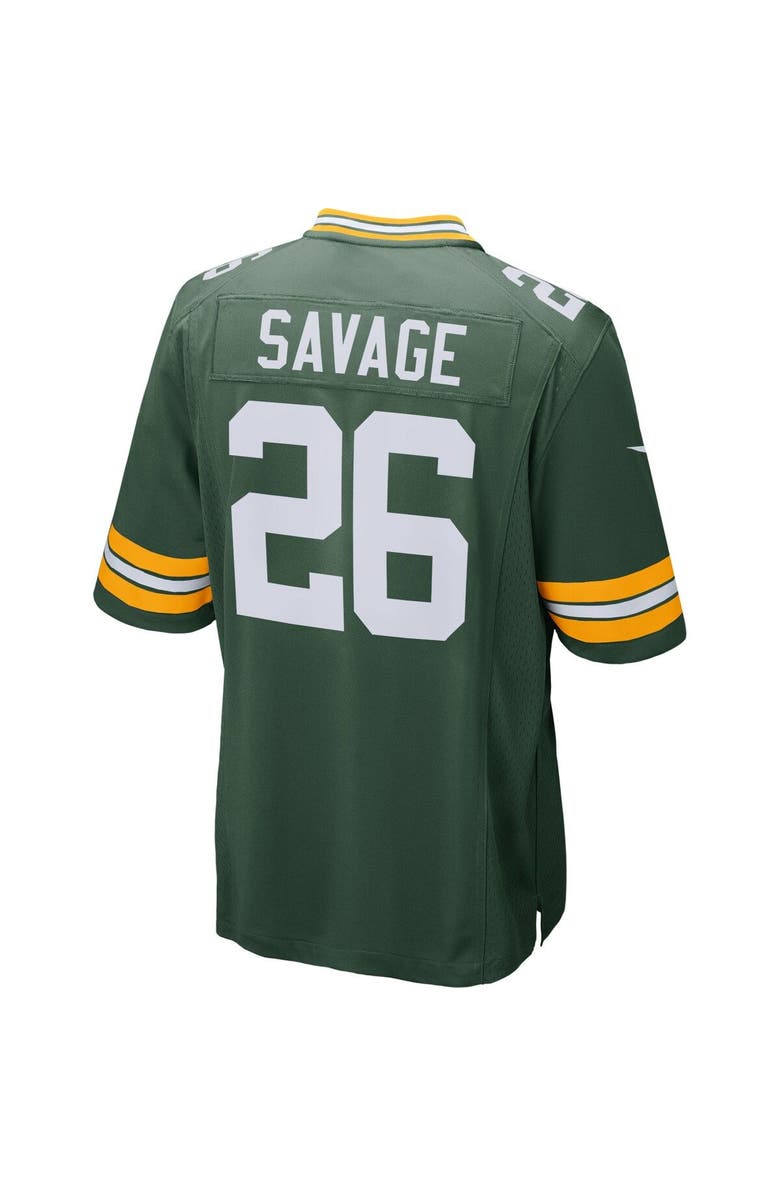 Nike Men's Nike Darnell Savage Green Green Bay Packers Game Jersey, Alternate, color, 