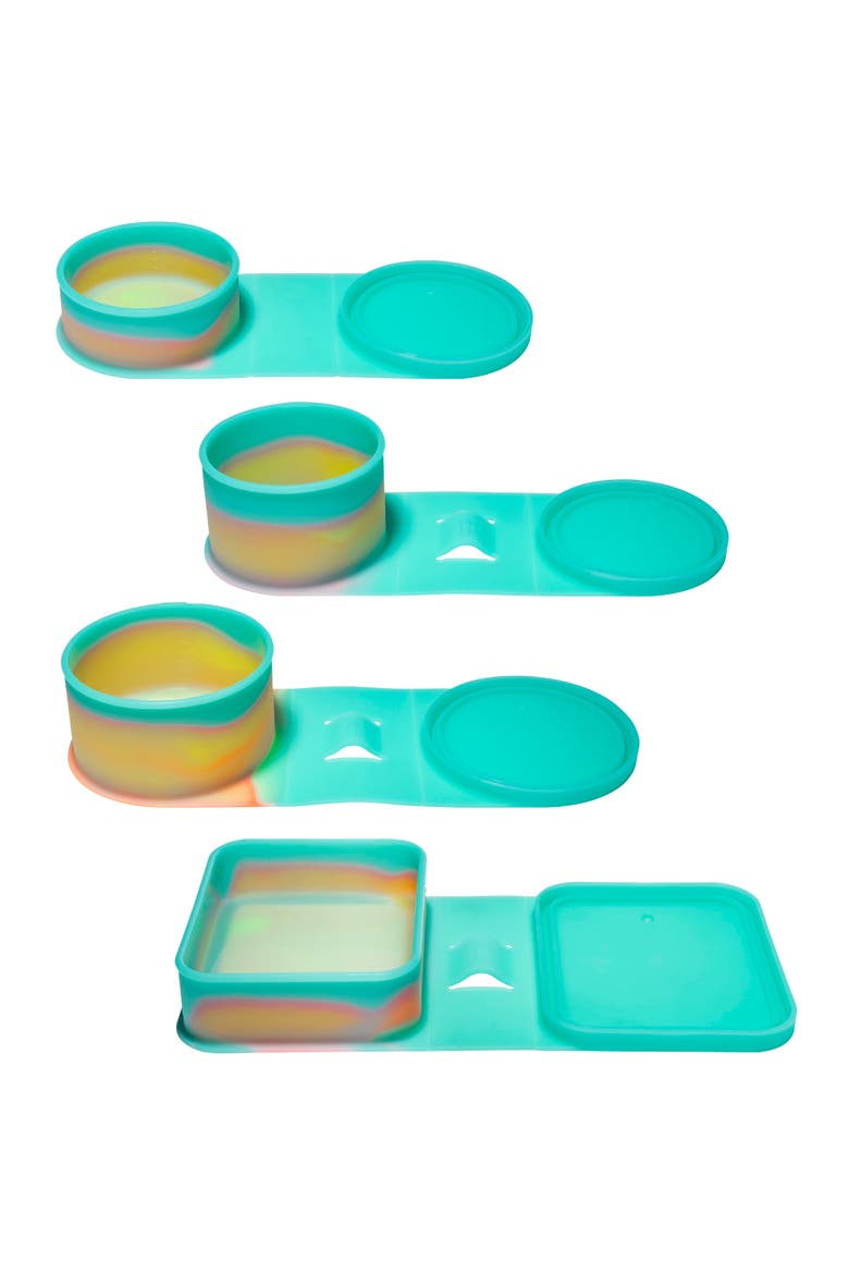 Silicone Go Go Bowls Set Of 4,10, 20, 30 Oz, Alternate, color, Blue